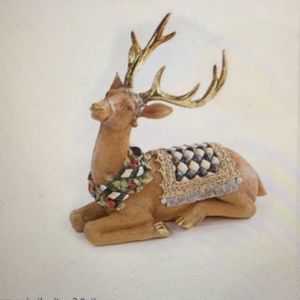 MacKenzie-Childs Tawny Stag-Resting